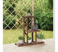 vidaXL Flower Stand 81x25x75.5 cm Solid Wood Fir 01 UK HOT