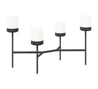 vidaXL Flower Stand White 125 x 55 x 81 cm PP and Steel, Modern Plant Holder, Sp