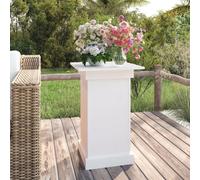 vidaXL Flower Stand White 40x40x60 cm Solid Wood Pine