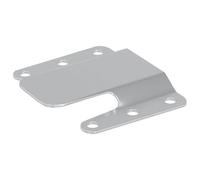 vidaXL Flush Mount Bracket 419 pcs Silver 75 x 66 mm Steel, Garage, Irregular Designs, Contemporary Durability: Explore Innovative Spaces and Structures for Modern Living