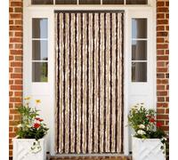 Fly Curtain Door Curtain Fly Screen Fly Blind Insect Curtain Chenille vidaXL