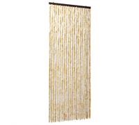 vidaXL Fly Curtain Door Curtain Fly Screen Curtain Beige 100x230 cm Chenille