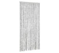 vidaXL Fly Curtain Grey 100x200 cm Chenille