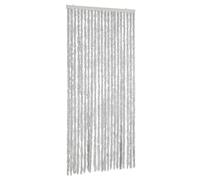 vidaXL Fly Curtain Door Curtain Fly Screen Curtain Grey 56x185 cm Chenille