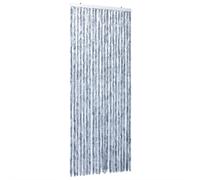 vidaXL Fly Curtain Door Curtain Fly Screen Curtain Silver 100x230 cm Chenille