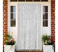 vidaXL Fly Curtain Grey 90x220 cm Chenille