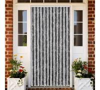 Fly Curtain Door Curtain Fly Screen Fly Blind Insect Curtain Chenille vidaXL