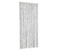 vidaXL Fly Curtain Door Curtain Fly Screen Curtain Grey 56x200 cm Chenille