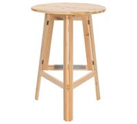 vidaXL Foldable Bar Table 78cm Fir Wood Side End Coffee Dining Breakfast Stand
