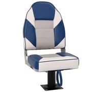 vidaXL Foldable Boat Seat Set 2 Piece Canoe Seat Kayak Seat High Backrest