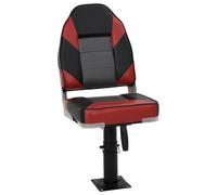 vidaXL Foldable Boat Seat Set 2 Piece Canoe Seat Kayak Seat High Backrest