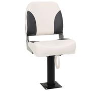 vidaXL Foldable Boat Seat Set 2 Piece Low Backrest & Fixing Strap Canoe Seat