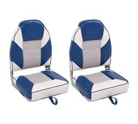 vidaXL Foldable Boat Seats 2 pcs with High Back Fishing Canoe Seat Kayak Seat