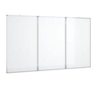 vidaXL Foldable Magnetic Whiteboard - Aluminium, Multi-Layerboard, 180 x 100 cm Unfolded, 60 x 100 cm Folded, Easy Install & Clean, Versatile for Office/School/Home