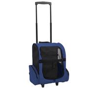 Foldable Multipurpose Pet Trolley Travel Trailer Dog Carrier Stroller vidaXL