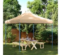 vidaXL Foldable Party Tent Pop-Up Beige 292x292x315 cm