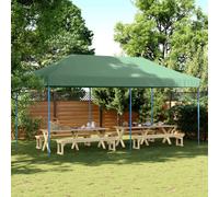 vidaXL Foldable Party Tent Pop-Up Green 580x292x315 cm