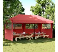Foldable Tent Pop-Up with 4 Side Walls Outdoor Party Tent Garden Gazebo vidaXL