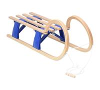 (without backrest) vidaXL Solid Wood Ply Foldable Sledge Toboggan with/without Backrest