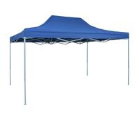 vidaXL Foldable Tent Pop-Up 3x4.5 m Blue