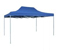 vidaXL Foldable Tent Pop-Up 3x4.5m Blue Outdoor Garden Gazebo Canopy Marquee