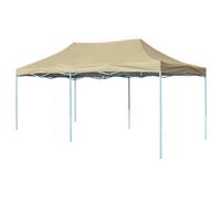 vidaXL Foldable Tent Pop-Up 3x6 m Cream White UK HOT