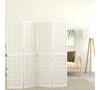(white, 160 x 170 cm) vidaXL Folding 6-Panel Room Divider Japanese Style Shoji Multi Colours/Sizes