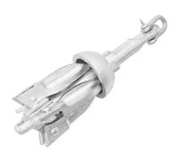 vidaXL Folding Anchor Silver 0.7 kg Hot Dip Galvanized Cast Iron