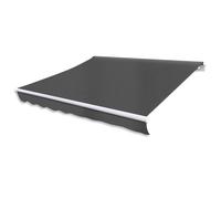 vidaXL Folding Awning Manual Operated 300 cm Anthracite