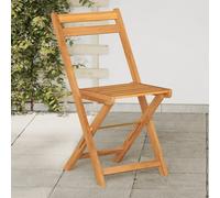 vidaXL Folding Bistro Chairs 6 pcs Solid Wood Acacia