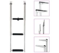 Folding Boarding Ladder 3-step Stainless Steel