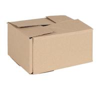 vidaXL Folding Box 50 pcs Natural 20 x 15 x 10 cm Cardboard