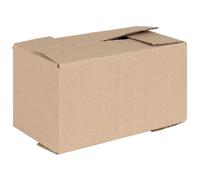 vidaXL Folding Box with Storage 50 pcs Brown 24 x 13 x 13 cm Cardboard