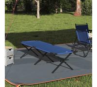 vidaXL Folding Camping Bed Folding Blue 193 x 69 x 45 cm Oxford fabric