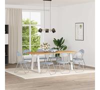 vidaXL Folding Chair 8 pcs Grey 48 x 43.5 x 81 cm Faux Leather
