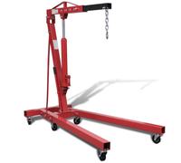 vidaXL Folding Engine Crane 2 ton 88.2kg Lifting Crane Forklift Truck Hoist