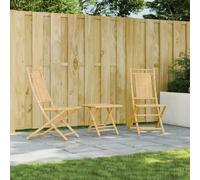 Folding Garden Chairs Foldable Outdoor Chair Patio Dining Chair Bamboo vidaXL