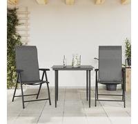 Folding Garden Chairs Foldable Outdoor Chair Lounge Chair Poly Rattan vidaXL