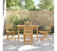 Folding Garden Chairs Foldable Outdoor Chair Patio Dining Chair Bamboo vidaXL