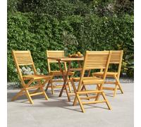 vidaXL Folding Garden Chairs 4 pcs 47x62x90 cm Solid Wood Teak
