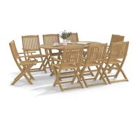 Folding Outdoor Chair Foldable Garden Dining Chair Solid Wood Acacia vidaXL