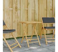 vidaXL Folding Garden Table 55x55x75 cm Bamboo
