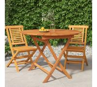 Vidaxl Folding Garden Table 85X75 Cm Solid Wood Teak
