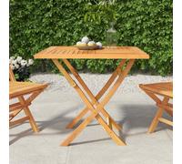 vidaXL Folding Garden Table 85x85x76 cm Solid Teak Wood 01 UK HOT