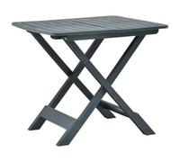 vidaXL Folding Garden Table Green 79x72x70 cm Plastic, Green