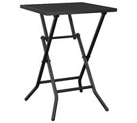 vidaXL Folding Garden Table Outdoor Patio Anthracite Steel Mesh