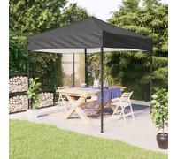 vidaXL Folding Party Tent Anthracite 3x3 m, Black