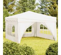 (cream, 291 x 291 x 245 cm) vidaXL Folding Party Tent&Sidewall Camping Gazebo Multi Colours Multi Sizes