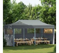 vidaXL Folding Pop-up Party Tent with Sidewalls 3x6m Anthracite Gazebo Marquee