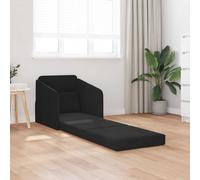 Folding Sofa Bed Black 65 x 80 x 83 cm Velvet